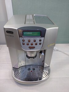 「送料無料」○ デロンギ MAGNIFICA DeLonghi ESAM1500DK ジャンク 全自動コーヒーマシン エスプレッソ式 通電のみ確認済み 