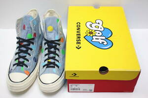 コンバース チャックテイラー GOLF WANG 水玉スニーカー◆美品◆28.5cm◆箱付き◆ハイカット◆CONVERSE◆ゴルフワン◆USA購入