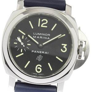 パネライ PANERAI PAM01005 ルミノール マリーナ ロゴ アッチャイオ 手巻き メンズ 良品 _823442