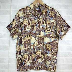 BEAMS × SUN SURF 東洋エンタープライズ M32922 FIRELAND 実名復刻 アロハシャツ SIZE M MU632021052609