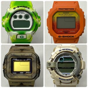 ♪腕時計 まとめ 4点 Casio カシオ G-SHOCK ジーショック 1289/1545/3062/2269 DW-6900JC/DW-5600LC/G-5500MC/GL-130TC デジタル 未稼働♪