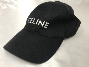 キングラム[12] CELINE セリーヌ ベースボール キャップ 防止 2AIA1242N Lサイズ ブラック 180＠S72 ★送料無料★