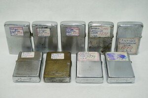 【質Banana】現状品 ZIPPO/ジッポー ヴィンテージ 1979年 9個セット 斜め筆記体 コレクター放出品 現品限り♪