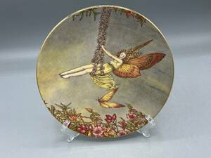 限定版 ロイヤルウースター フラワー フェアリー 蝶々 妖精 飾り皿 皿 絵皿 (758)