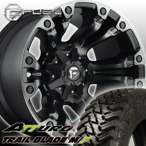 FUEL D569 Vapor ハマー H2 H1 HUMMER 新品 20インチマッドタイヤホイールセット ATTURO TRAIL BLADE MT 35x12.50R20 37x13.50R20