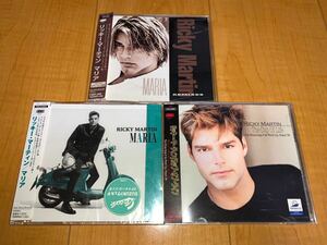 【国内盤帯付きCD】リッキー・マーティン / Ricky Martin シングル3枚セット / Maria (Remixes) / Maria / The Cup Of Life