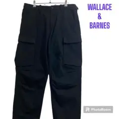 【希少】WALLACE & BARNES  カーゴパンツ　ブラック　32