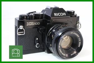 【同梱歓迎】実用■リコー RICOH XR500 ボディ+XR RIKENON 50mm F2■シャッター全速・露出計完動■巻き上げレバー不良■KKK117