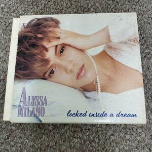 CD　アリッサ・ミラノ「LOCKED INSIDE A DREAM」ALYSSA MILANO 見本盤　ブックレット付