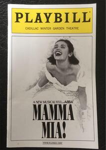 ミュージカルPLAYBILLプレイビル MAMMA MIA!マンマ・ミーア！ 2005年1月ブロードウェイ