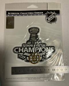 NHL ボストン ブルーインズ 2011年 スタンレーカップ チャンピオン ワッペン 未使用品 Stanley Cup Champions.