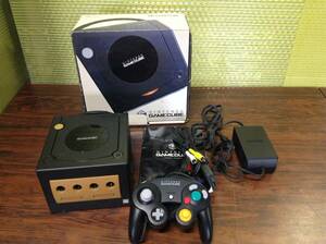 Nintendo GameCube console controller tested 任天堂 ゲームキューブ 本体1台 コントローラ1台 動作確認済 E39D1