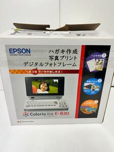  EPSON/Colorio me E-830/ エプソン カラリオ/ハガキ作成 写真プリント デジタルフォトフレーム