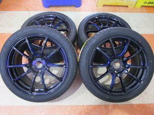 wedssport SA-55M S2000 WRX VM VNレヴォーグ GRヤリス 18インチ 8.5J +50 5H114.3 中古 24年製 DURATURN MOZZO SPORT 245/40R18 新品 JDM