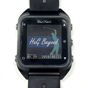 U119-O35-1293 ◎ ShotNavi ショットナビ HuG Beyond ゴルフ用 GPSウォッチ HBB11094227 文字盤約40mm ゴルフ用品 稼働確認済み③