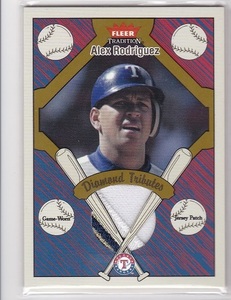 【パッチ】2004Fleer Tradition Diamnd Tributes #DTP-AR Alex Rodriguez 06/50