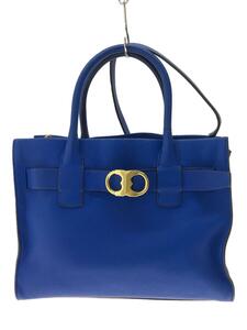 TORY BURCH◆トートバッグ/レザー/BLU/1005617