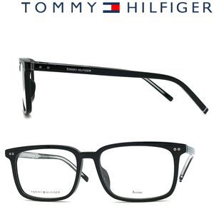 TOMMY HILFIGER メガネフレーム ブランド トミーヒルフィガー ブラック×クリアー 眼鏡 TO-1852F-807