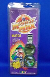 未開封 MIGHTY MAX WATCH 腕時計 リストウォッチ 1993年 アメトイ チープトイ レトロ 当時物 HOPE 未使用 マイティマックス
