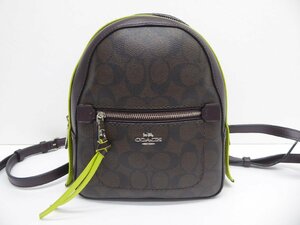 COACH コーチ シグネチャー F38998 ミニリュック 鞄 △WP2312