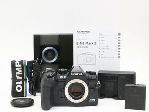 ●○【元箱付】OLYMPUS OM-D E-M1 Mark III ミラーレス 一眼カメラ ボディ Mark3 マイクロフォーサーズ オリンパス○●027451001m○●