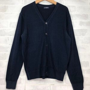 BEAMS ビームス イタリア製 メリノウール Vネック カーディガン SIZE: 48 (Mサイズ) ネイビー レディース LH632023102412