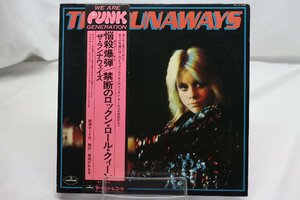 [TK3711LP] LP ザ・ランナウェイズ 悩殺爆弾/禁断のロックン・ロール・クィーン　PUNK帯 ライナー歌詞 ジャケ並み上 音質良好 レア！