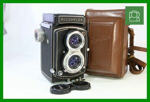 【同梱歓迎】実用■リコー RICOHFLEX 8cm F3.5■外観綺麗■シャッター全速完動■CCC636