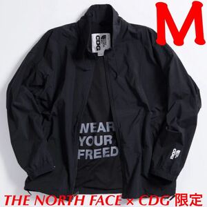 【THE NORTH FACE × CDG】NORTH DOME WIND JACKET ノースドームウインドジャケット【Mサイズ】黒 ノースフェイス×コムデギャルソンCDG