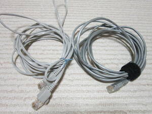 LANケーブル　3ｍ　CAT5　2本　USED