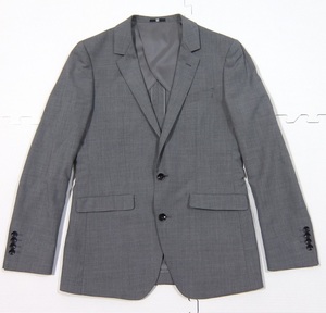 SUIT SELECT スーツセレクト 春夏 テーラードジャケット グレー A5 細身 タイト ブザー BLD1850