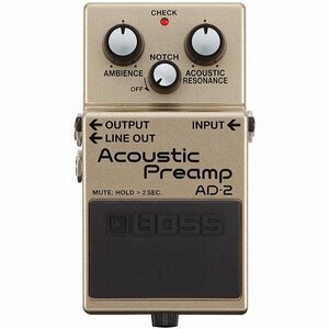 ■新品 送料無料 アウトレット特価 BOSS AD-2 Acoustic Preamp ボス アコースティックギター用プリアンプ