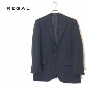 1N1144-F◆ REGAL リーガル テーラードジャケット シングル 総裏 ◆ sizeAB4 ウール ブラウン 古着 メンズ 秋冬