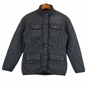 Barbour バブアー キルティングジャケット ダブルジップ ブラック (メンズ 12) 中古 古着 O4847