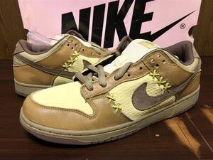 05年製 NIKE DUNK LOW PRO SB Shanghai 2 ナイキ ダンク プロ 上海 寺院【304292-721】ダメージ加工 ベージュ ブラウン 茶 US11.5