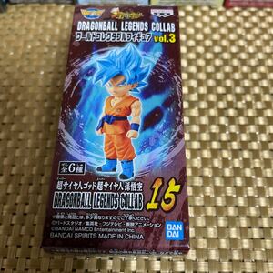 ドラゴンボール レジェンズ コラボ ワールドコレクタブルフィギュア vol.3 超サイヤ人ゴッド超サイヤ人孫悟空 孫悟空　未開封