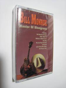 【カセットテープ】 BILL MONROE / ★新品未開封★ MASTER OF BLUEGRASS US版 ビル・モンロー ブルーグラス・インストルメンタルズ 