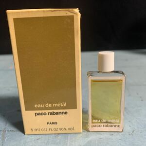 パコラバンヌ 香水 オードメタル eau de metal フレグランス レディース 5ml PACO RABANNE (9689)