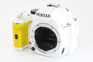 希少カラー☆PENTAX ペンタックス K-X ホワイト×イエロー