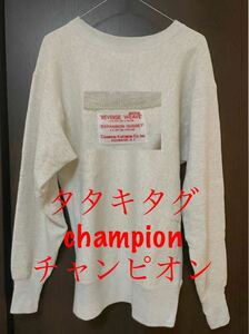 タタキタグ 復刻 champion チャンピオン リバースウィーブ スウェット シャツ M ヴィンテージ トレーナー 50s 復刻 目無し