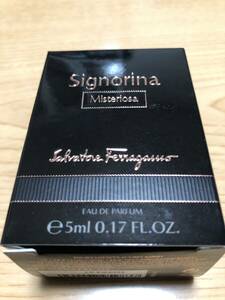 サルヴァトーレフェラガモ オードパルファム 5ML ミニ香水　SIGNORINA MISTERIOSA- Salvatore Ferragamo 自宅保管未使用