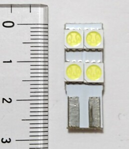 LED T10バルブ 4連 SMD ホワイト 白 片面SMD ルームランプ ウェッジ 3 新品 同梱不可