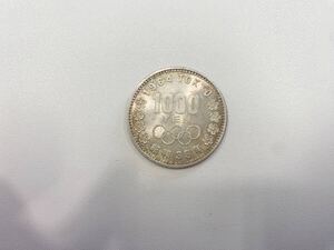 ★ 東京オリンピック記念1,000円銀貨幣 擦れ跡 擦り傷 1964年 昭和39年 日本国 造幣局 TOKYO JAPAN 五輪 シルバーコイン SV925 ★