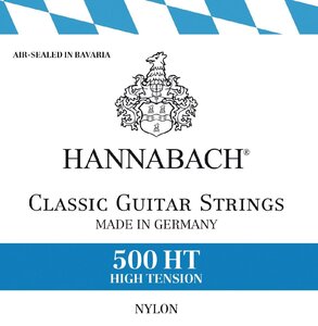 HANNABACH 500HT 青 ハイテンション クラシックギター弦〈ハナバッハ〉