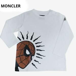 極美品 MONCLER キッズ 子供用 Tシャツ 長袖 2A スパイダーマン