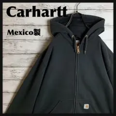 【即完モデル‼︎】Carhartt◎黒 フルジップ パーカー C154