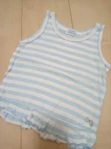 夏物SALE　¥100☆ハッカキッズ　 HAKKA　KIDSトップス80 90　タンクトップ☆ＵＳＥＤ春夏服80 90　子供服女の子80　90