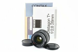 【美品】コンタックス Contax Carl Zeiss distagon 28mm f/2.8 T* MMJ C/Yマウント 試写・動作確認済み！2148769