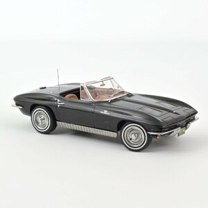 ノレブ 1/18 シボレー コルベット スティングレー カブリオレ 1963 ブラックNOREV CHEVROLET CORVETTE STING RAY CABRIOLET