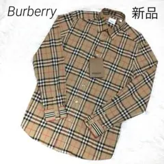 『新品タグ付き』BURBERRY バーバリー【M】ノバチェック 長袖 シャツ